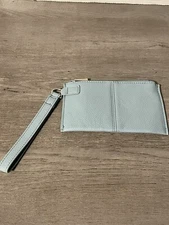 Thirty One Hello New Happy Winter Snowflake Bundle Blue Wristlet