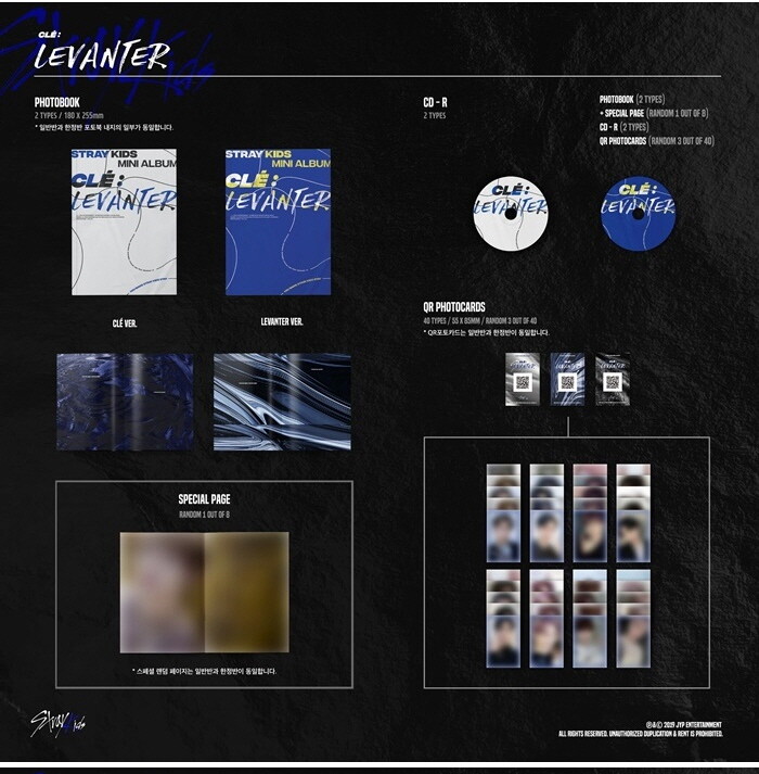 STRAY KIDS - Clé : LEVANTER [Normal] CD Random ver. | eBay