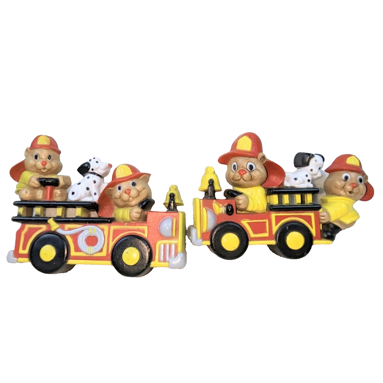 Home Interiors Fire Truck Wall Art Teddy Bear Fireman Fire Fighter Childs Room