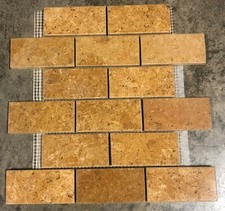 Brown Mosaic Ideal for Tile Backsplash or Other Projects See Description