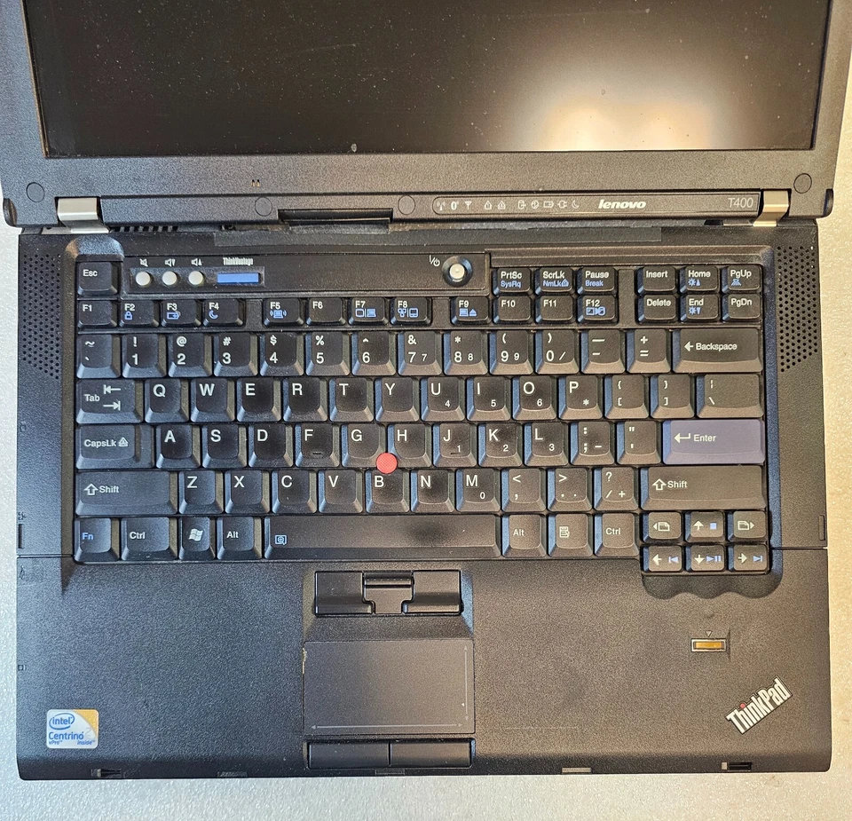 Portátil Lenovo ThinkPad T400 14", Win XP (SIN BATERÍA) (CON CARGADOR) (UN USB DEFECTUOSO) Foto 3 de 4