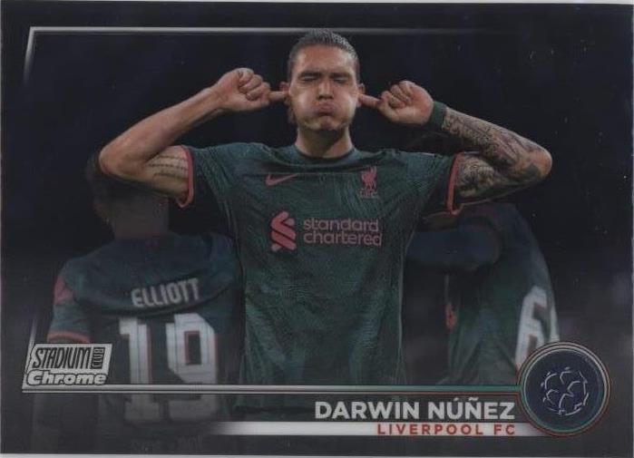 2022-23 Topps Stadium Club Chrome UEFA Club Competitions Darwin Nunez #53 - 1 of 1