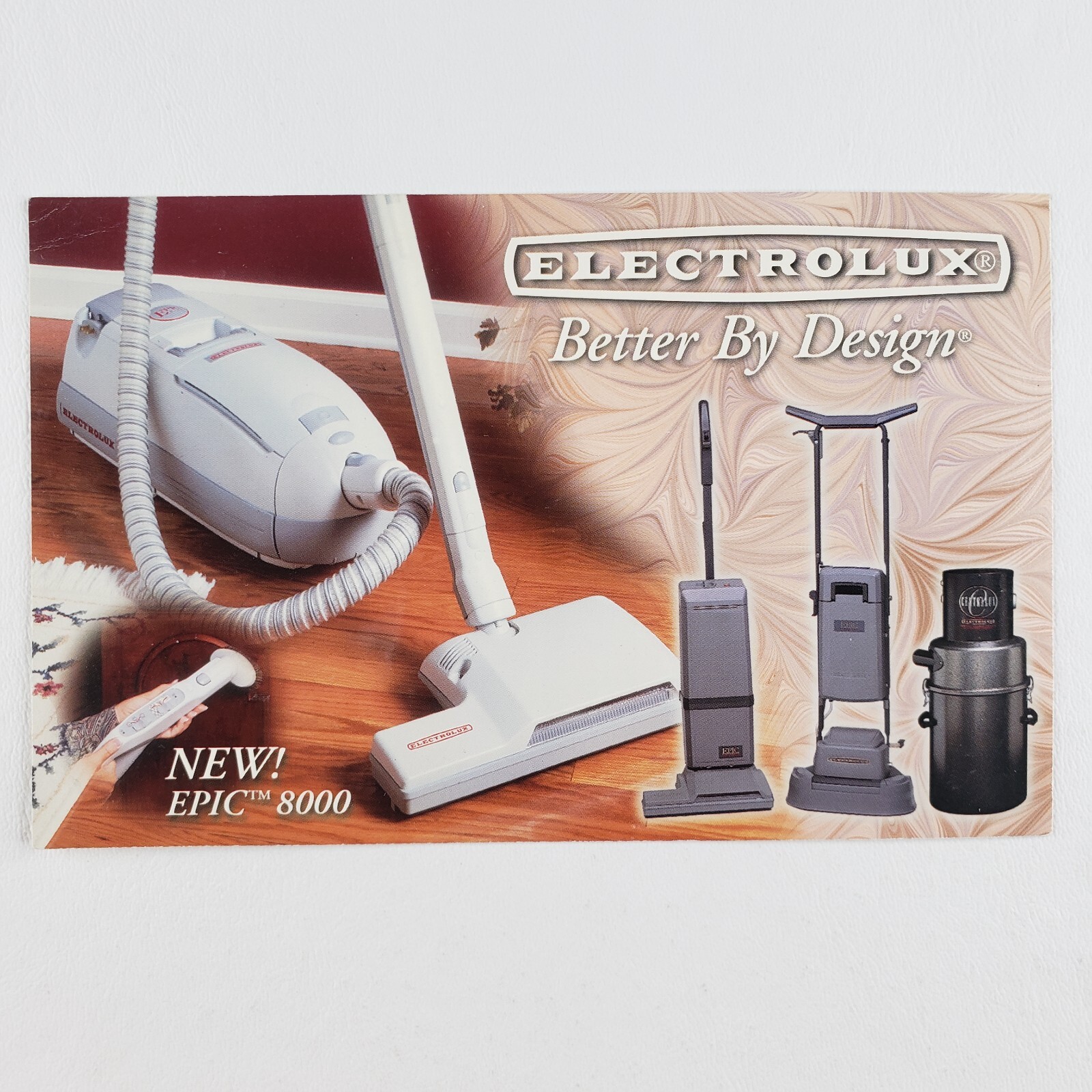 Electrolux Vacuum Cary Illinois Postcard 1990s Salesman Trade Card Ad