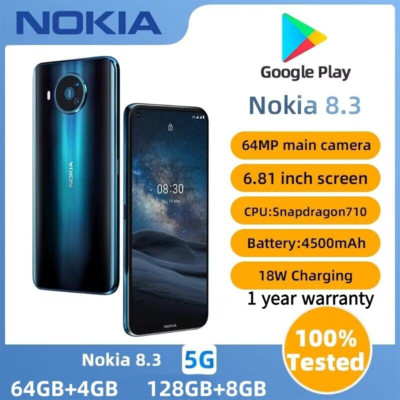 Nokia 8.3 64GB 128GB  5G Unlocked Global Version Android Smartphone 