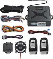 Sistema De Alarma Para Carro Auto Vehiculos Con Encendido y 2 Control Remoto Kit