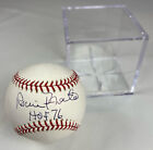 Robin Roberts Hof autographed signed baseball with display cube