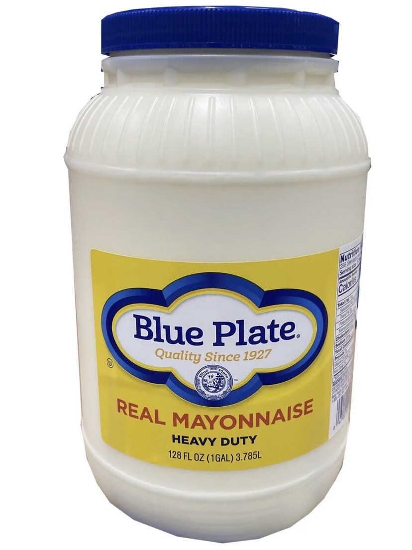 Blue Plate Real Mayonnaise, 128 oz GAL big size