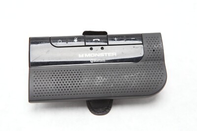 Monster Mobile AirTalk Wireless Bluetooth Car Kit Speakerphone  Black H42e