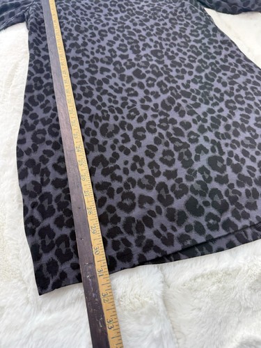 Abiti donna Old Navy taglia small nero stampa leopardata manica lunga campana chufes - Foto 8 di 10