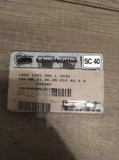 10x CeramTec LDGX 1555 265 L SC40 Wendeplatten Schneidplatten