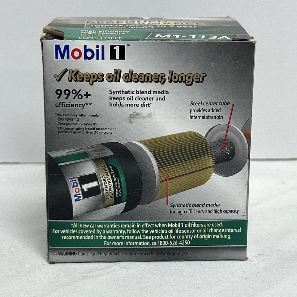 For Ram 1500 2013-2019 Mobil 1 M1-113A Extended Performance Oil Filter - Image 3 of 4