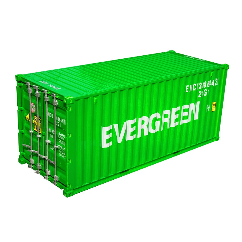 New 1:20 Scale EVERGREEN Shipping Freight Container High Simulation Model Gift - Image 4 of 4