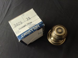 Dexter Antique Brass Dummy Door Knob 3405 Lot Of 2 New Old