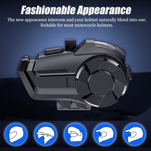 Hysnox HY-1001 Motorcycle BT5.0 Hands-free Interphone Full Z8G2 - Picture 11 of 12
