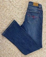 Tommy Hilfiger Women's Mid Rise Flare Denim Jeans size 28x32