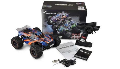 AMEWI Hyper GO Truggy brushed 4WD 1:16 RTR blau/orange #22619 - Bild 2 von 6