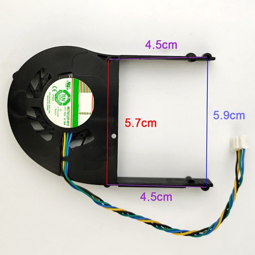 For NVIDIA Quadro FX1700 370 570 380 Graphics Card Cooling Fan MGT5012XF-W10 - Photo 3/5