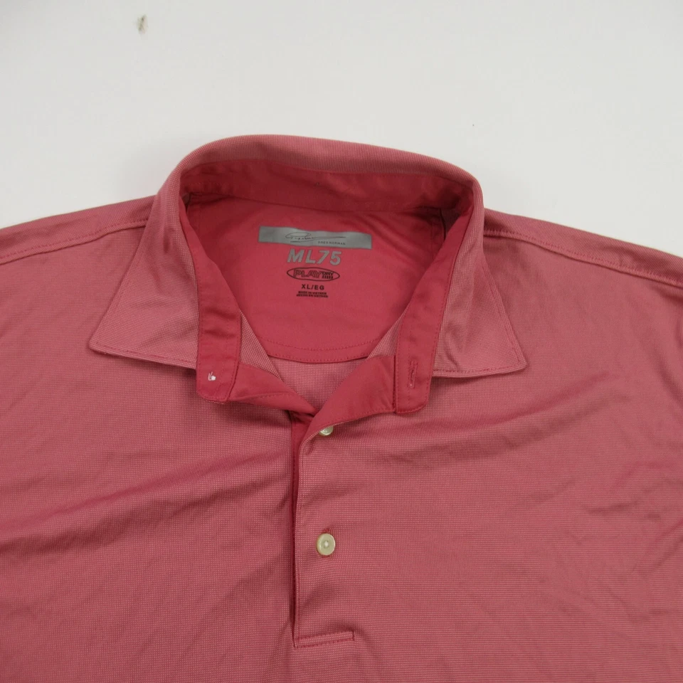 Camisa Greg Norman Para Hombres XL Rosa Manga Corta Golf Ligera Polo ML75 Informal Foto 2 de 4