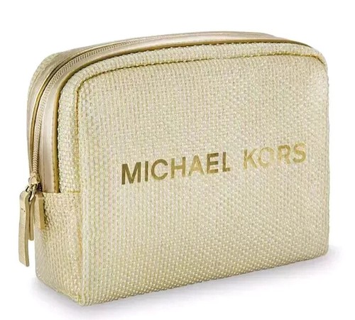 MICHAEL KORS Fragrance INSTITUTIONAL Makeup BAG Duster GWP Pouch NEW ~ FREE SHIP