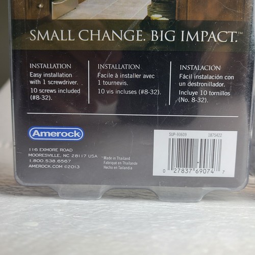 New Amerock Cabinet Door Knobs Oil Rubbed Bronze 1 3/8" 10 pack - Picture 9 of 9