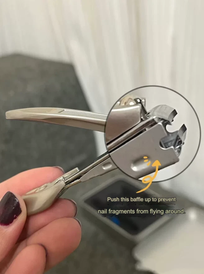 3 sets of new super sharp nail clippers steel wide mouth splash-proof portable - Image 2 of 4