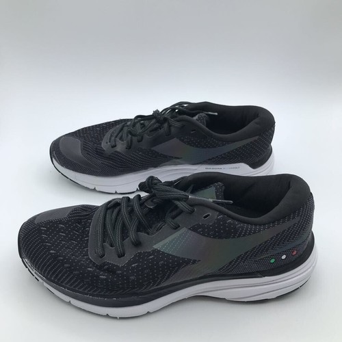 Diadora Womens Kuruka 4 Running Shoes Black C7406 Low Top Lace Up Round Toe 8M - Picture 7 of 12
