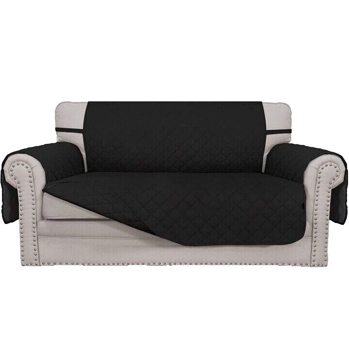 Black Fabric Furniture Slipcovers