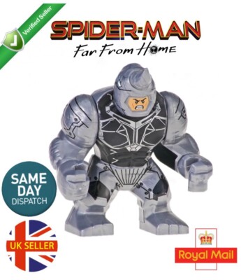 Marvel Super Heroes Rhino Toys Toy Movie Mini Figure Avengers Spiderman Fit lego