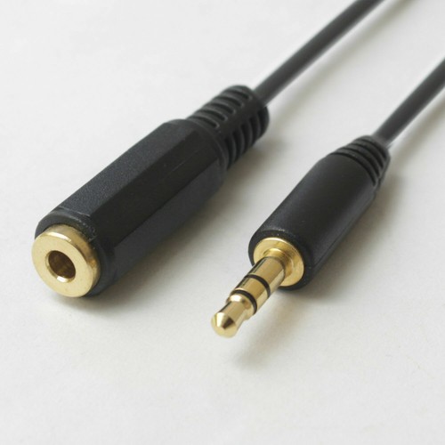 5 ft 3.5mm 1/8" Stereo Audio Aux Headphone Cable Extension Cord Male to Female - Picture 2 of 6