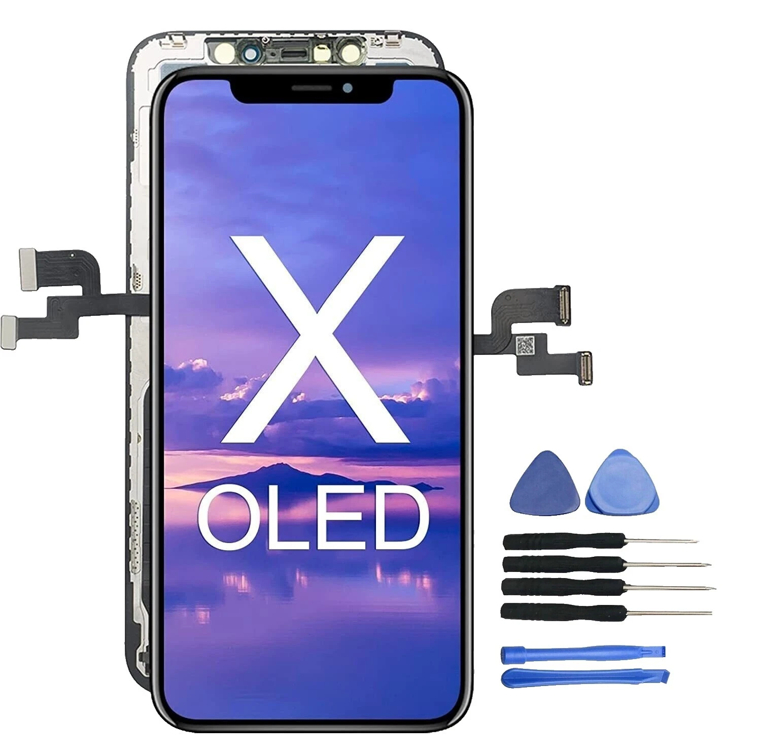 Дисплей сотовый: экраны на органических светодиодах запчасти для iPhone X