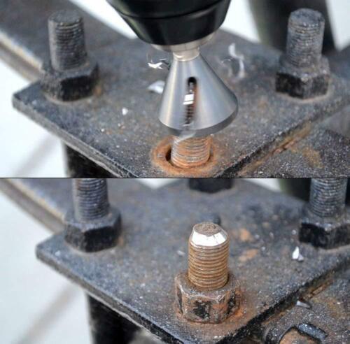 Silver Stainless Steel Deburring External Chamfer Tool Drill Bit Remove Burr - Picture 2 of 6