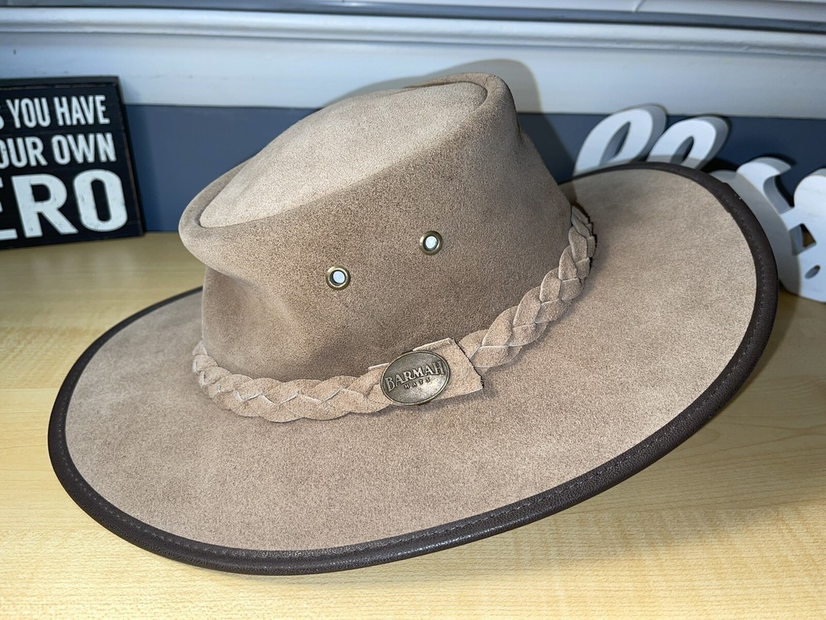 Barmah Suede Hat - Hickory sz Small Barmah Hat | 1025 Suede Hickory main image 2