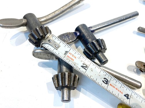 jacobs etc Drill Chuck Keys Lot - 11 Pieces, Various Sizes, Machinist Tools - Picture 6 of 11