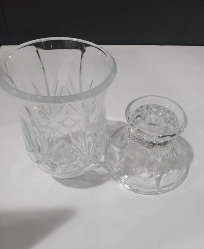 Vintage PARTYLITE Savannah Lamp 24% Lead Crystal PO137 New! - Picture 2 of 3