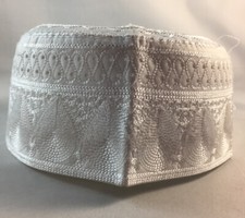 African Native Embroidery Fila/ Kufi Hat made for African Nations  22-1/2  