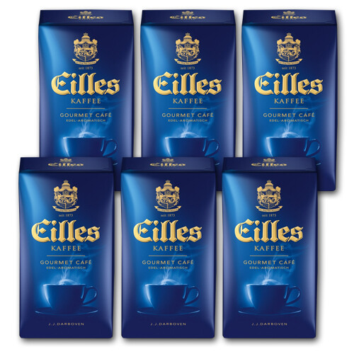 Eilles Gourmet 6x500 gr. café molido, precio incluye impuesto al café