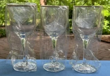 Set of 3 Noritake Troy Iced Tea Glasses Goblets New