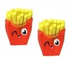Pack of 3 Pets Cats Dogs Chewing Teething Fetch Squeeze French Fries Gift Toys