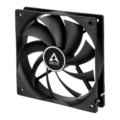 ARCTIC F12 120mm 12cm PC Case Fan Black Fan 1350RPM 53CFM 3-Pin 12v