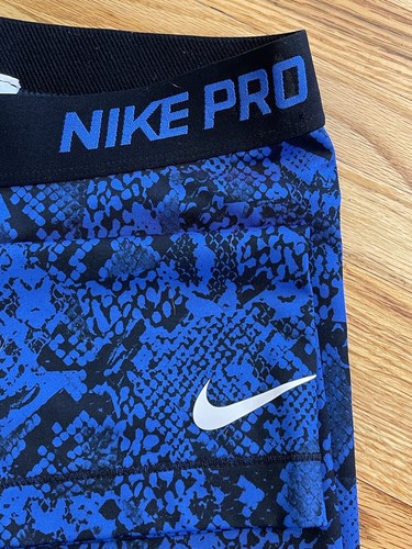 NIKE Pro Heights Vixen Snake Print Training Yoga Gym Cropped Leggings Damen L