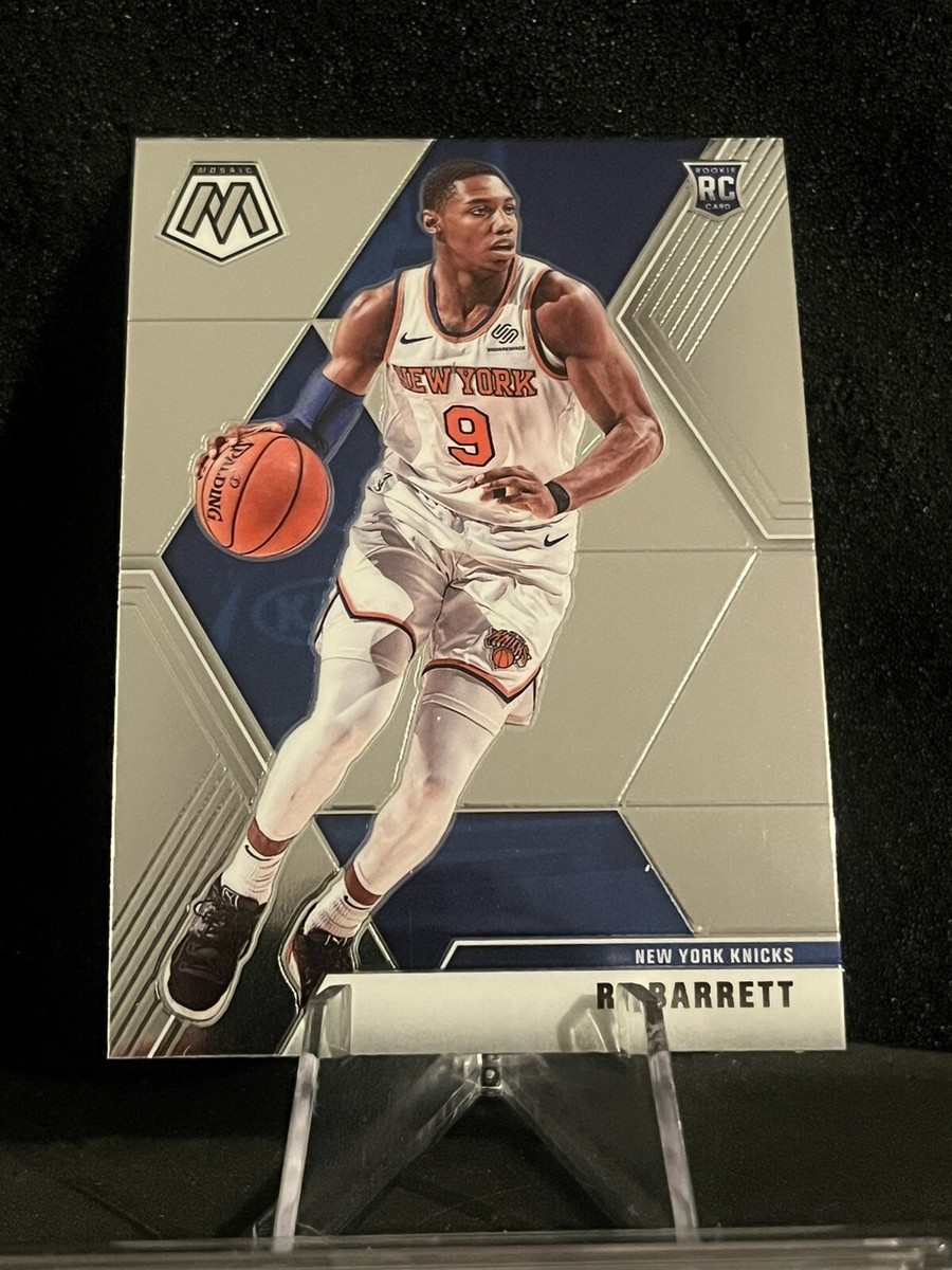 NBA rj barrett prizm rookie card☆ 2023-24 Donruss - RJ BARRETT - Green Laser Prizm - Knicks