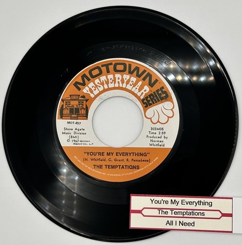 Temptations-All I Need/You're My Everything      New & Unplayed 45 MINT (M) - Bild 3 von 4