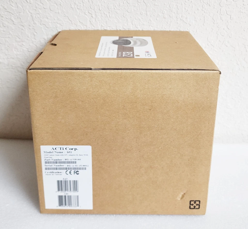 New ACTi B52 10 Megapixel (10MP) IR Indoor Day/Night Dome Camera, 3.6mm Lens - Image 3 of 3