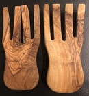 Natural Olive Wood Salad Claws Hands - Mediterranean