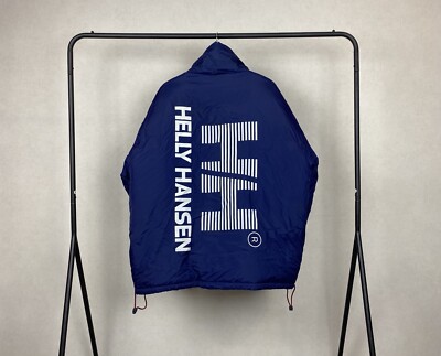 Helly Hansen Puffer Jacket Big Logo Reversible Vintage