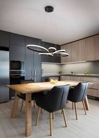 Trio Fly Led Pendelleuchte 32W Dimmbar Schwarz Matt Warmweiss