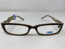 Blue Moon BM 808 BR 52-16-130 Brown Plastic Full Rim Eyeglasses Frame 9487