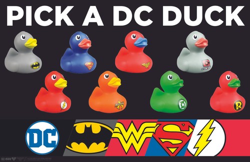 2" Zoll DC COMICS Vinyl Gummienten: WÄHLEN SIE IHRE EIGENEN 8 Enten des Fanatismus!!! - Bild 1 von 10