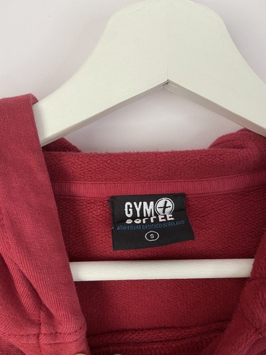 GYM+COFFEE Maroon Red Make Life Richer Hoodie Oversized Casual Small - Picture 7 of 12