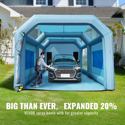 Inflatable Paint Booth 13x10x9ft Spray Tent for Car Parts Furniture Motorcycle - Picture 58 of 107